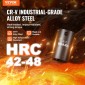 VEVOR 3/8" Drive Impact Socket Set, 29 Piece Shallow Socket Set SAE 3/8"-1" and Metric 8-22mm, 6 Point CR-V Alloy Steel for Auto Repair, Ευανάγνωστα σημάδια μεγέθους, στιβαρή κατασκευή, θήκη αποθήκευσης