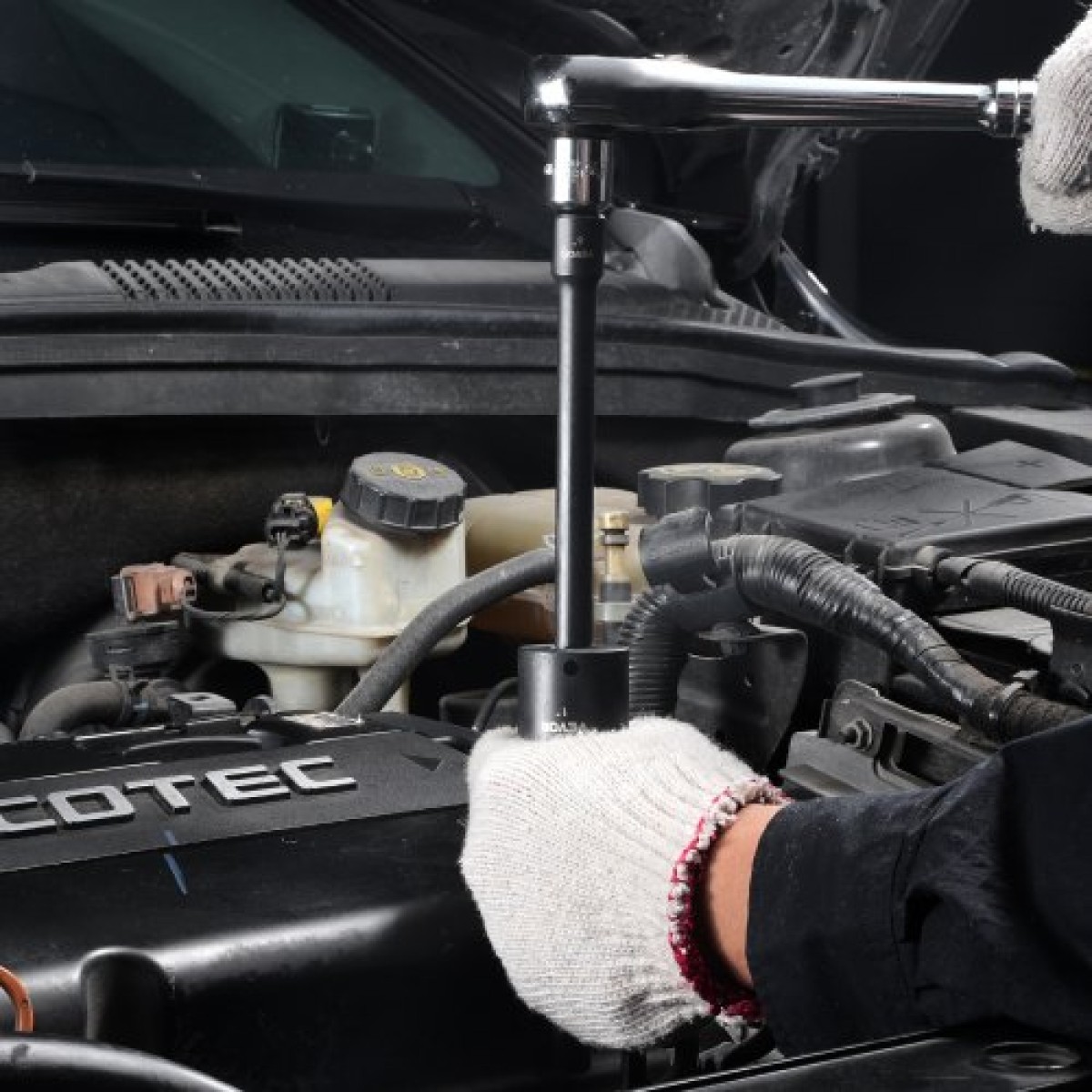 VEVOR 3/8" Drive Impact Socket Set, 29 Piece Shallow Socket Set SAE 3/8"-1" and Metric 8-22mm, 6 Point CR-V Alloy Steel for Auto Repair, Ευανάγνωστα σημάδια μεγέθους, στιβαρή κατασκευή, θήκη αποθήκευσης