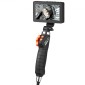 VEVOR Αρθρωτό Borescope Camera με φως, αμφίδρομη αρθρωτή κάμερα ενδοσκοπίου επιθεώρησης με μικροσκοπικό φακό 6,4mm, οθόνη 5" IPS 1080P HD, 8X Zoom, 8 LED Light Camera για Auto, Υδραυλικά (4,9 FT）