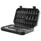 VEVOR 1/4" Drive Impact Socket Set, 55 Piece Deep & Shallow Socket Set SAE 5/32"-9/16" and Metric 4-15mm, 6 Point CR-V Alloy Steel for Auto Repair, Εύκολα στην ανάγνωση ενδείξεις μεγέθους, θήκη αποθήκευσης