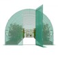 Θερμοκήπιο VEVOR Walk-in Tunnel, 27,4x9,5x7,4 ft Σήραγγα Θερμοκηπίου Hoop House, Plant Hot House με πλαίσιο από γαλβανισμένο χάλυβα, πράσινο κάλυμμα PE, αιωρούμενη πόρτα και 16 αναδιπλούμενα παράθυρα για εξωτερικούς χώρους