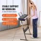 VEVOR 61 Key Digital Keyboard Piano, Φωτιζόμενα Πλήκτρα, Ηλεκτρικό Φορητό Πιάνο με Ρυθμιζόμενη Βάση 600 Tones 500 Rhythms Ενσωματωμένα ηχεία Sustain Pedal Ακουστικά, USB MIDI για αρχάριους