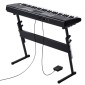 VEVOR 61 Key Digital Keyboard Piano, Φωτιζόμενα Πλήκτρα, Ηλεκτρικό Φορητό Πιάνο με Ρυθμιζόμενη Βάση 600 Tones 500 Rhythms Ενσωματωμένα ηχεία Sustain Pedal Ακουστικά, USB MIDI για αρχάριους