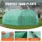 Θερμοκήπιο VEVOR Walk-in Tunnel, σήραγγα θερμοκηπίου Hoop House 19,4x9,7x6,5 ft, Hot House με σκελετό από γαλβανισμένο χάλυβα, πράσινο κάλυμμα PE, πόρτα με φερμουάρ και 12 παράθυρα για εξωτερικούς χώρους