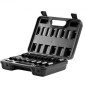 VEVOR 3/8" Drive Impact Socket Set, 14 Piece Shallow Socket Set Metric 7-20mm, 6 Point Cr-Mo Alloy Steel for Auto Repair, Ευανάγνωστα σημάδια μεγέθους, στιβαρή κατασκευή, περιλαμβάνει θήκη αποθήκευσης