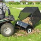 Σάρωθρο γκαζόν VEVOR Tow Behind, 111,7 cm Pull Behind Lawn Sweeper, 25 cu.ft Συλλέκτης φύλλων και γρασιδιού μεγάλης χωρητικότητας, βαρέως τύπου σάρωθρο κήπου με ρυθμιζόμενο ύψος σάρωσης για αυλή, γκαζόν, αγρόκτημα