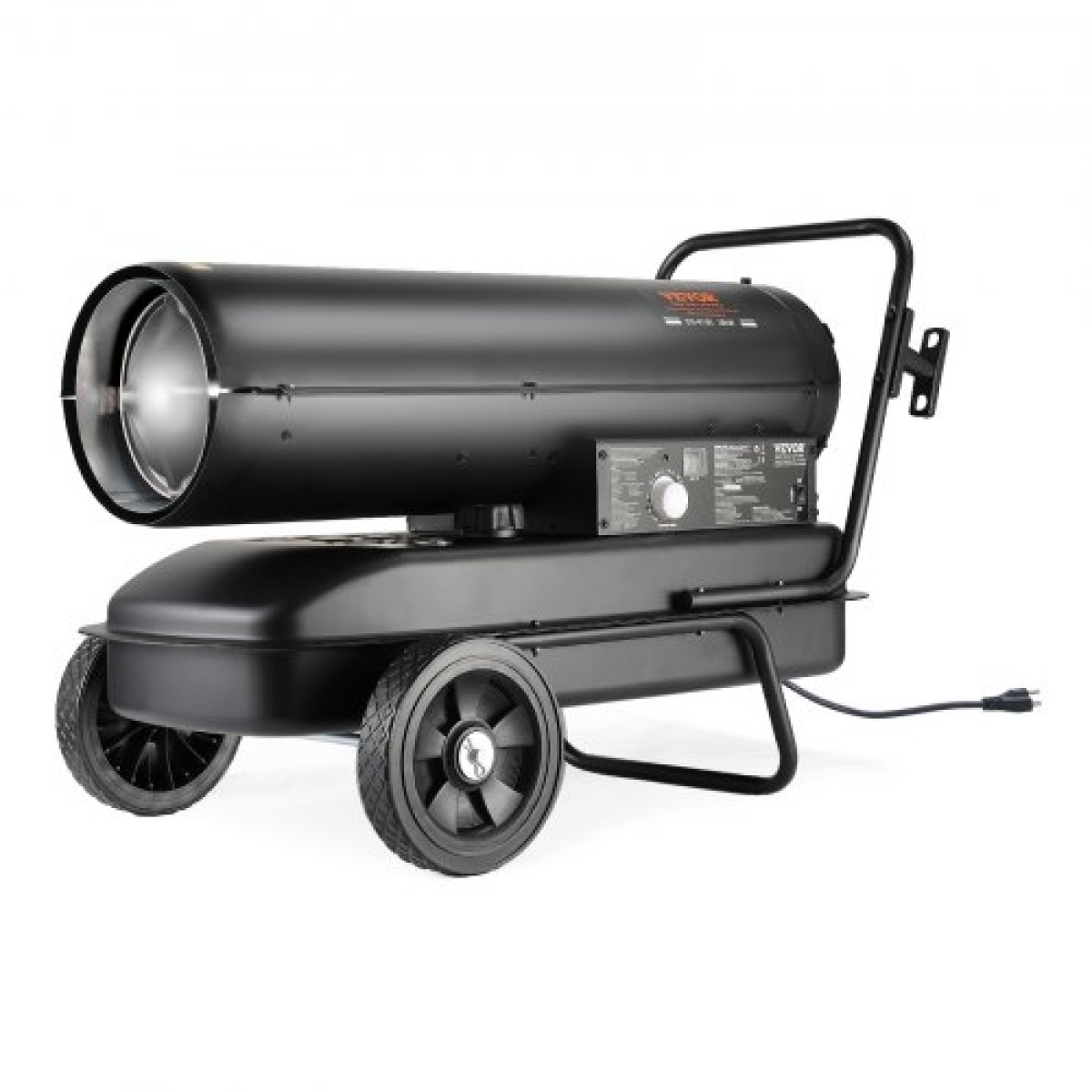 Θερμοσίφωνας VEVOR Kerosene/Diesel Forced Air Heater, 100000Btu Torpedo Space Heater, Φορητό με έλεγχο θερμοστάτη, 38L Tank Efficient Indoor/Eξωτερικός θερμαντήρας κηροζίνης για σπίτι, εργοτάξιο, βιομηχανικό, εργαστήρια, μαύρο