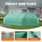 Θερμοκήπιο VEVOR Walk-in Tunnel, σήραγγα θερμοκηπίου Hoop House 29,2x9,7x6,5 ft, Hot House με σκελετό από γαλβανισμένο χάλυβα, πράσινο κάλυμμα PE, πόρτα με φερμουάρ και 12 παράθυρα για εξωτερικούς χώρους
