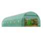 Θερμοκήπιο VEVOR Walk-in Tunnel, σήραγγα θερμοκηπίου Hoop House 29,2x9,7x6,5 ft, Hot House με σκελετό από γαλβανισμένο χάλυβα, πράσινο κάλυμμα PE, πόρτα με φερμουάρ και 12 παράθυρα για εξωτερικούς χώρους