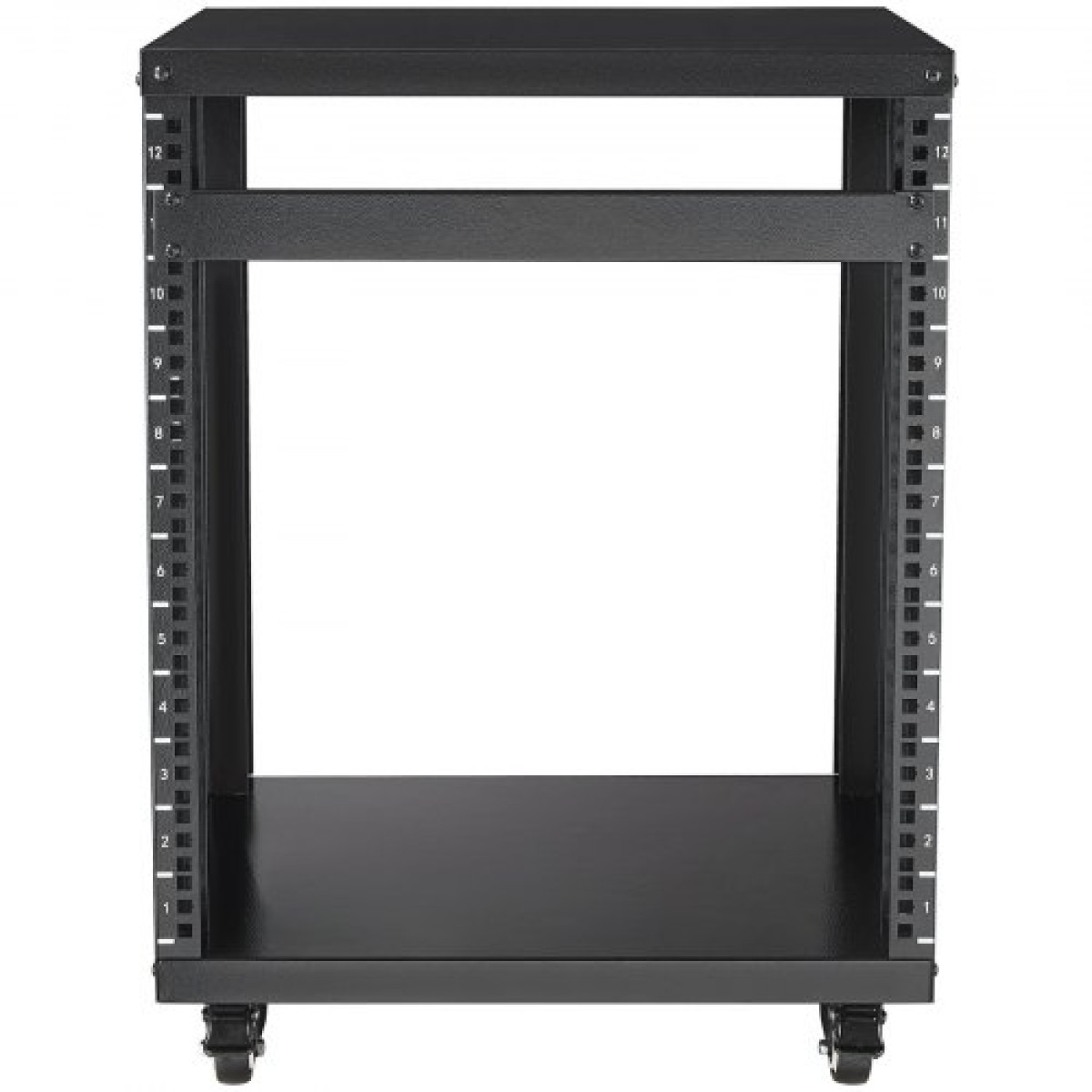 VEVOR 12U AV Rack Stand 226,8 kg Χωρητικότητα Δικτύου Stereo Recording Studio Rack 510x460x700mm