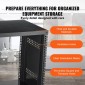 VEVOR 12U AV Rack Stand 226,8 kg Χωρητικότητα Δικτύου Stereo Recording Studio Rack 510x460x700mm