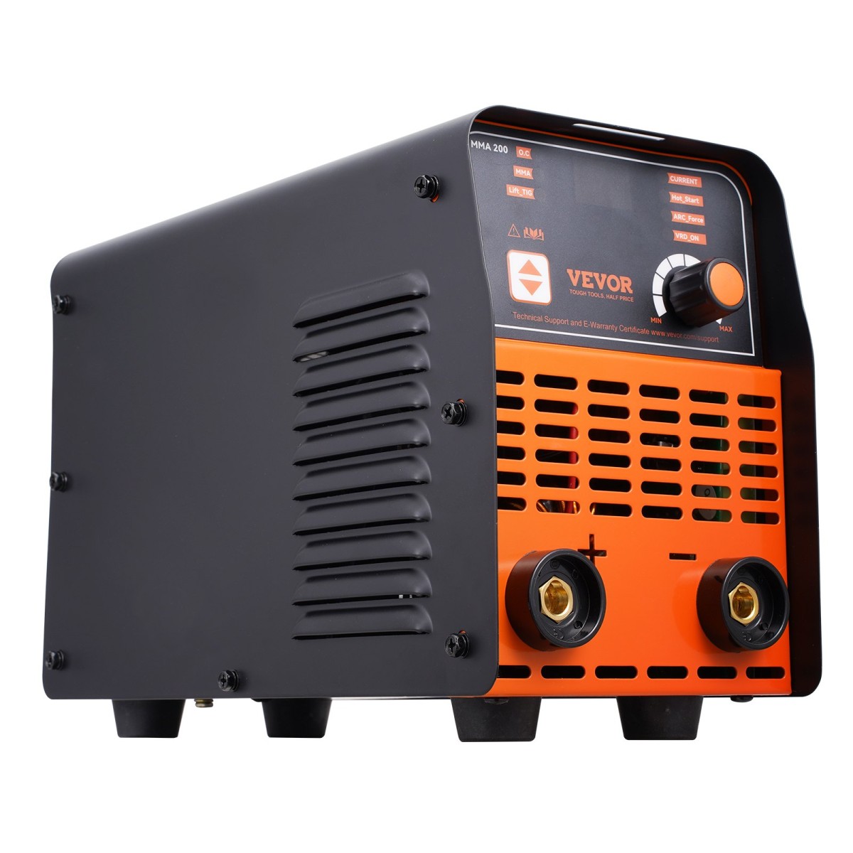 VEVOR 220V Stick Welder, 200A ARC/Lift TIG Welding Machine with Large LED Display, 2-in-1 Portable Stick Welding Machine with Hot Start Arc Force Anti-Stick VRD, MMA ARC Welder Machine