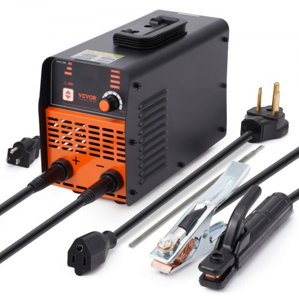 VEVOR 220V Stick Welder, 200A ARC/Lift TIG Welding Machine with Large LED Display, 2-in-1 Portable Stick Welding Machine with Hot Start Arc Force Anti-Stick VRD, MMA ARC Welder Machine