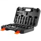VEVOR 360 Degree Swivel Impact Socket Set, 3/8" Socket Set 14PCS Deep Universal Metric 10-19mm, 6 Point Cr-Mo Alloy Steel for Auto Repair, Ευανάγνωστα σημάδια μεγέθους, στιβαρή κατασκευή, θήκη αποθήκευσης