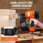 VEVOR Coil Siding Nailer MCN70, 1-3/4" έως 2-3/4" 15 Degree Pneumatic Siding Nail Nailer, 70-120 PSI Air Coil Nailer για παλέτες, κιβώτια, πλαισίωση, επένδυση και περίφραξη