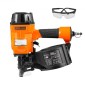 VEVOR Coil Siding Nailer MCN70, 1-3/4" έως 2-3/4" 15 Degree Pneumatic Siding Nail Nailer, 70-120 PSI Air Coil Nailer για παλέτες, κιβώτια, πλαισίωση, επένδυση και περίφραξη