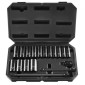 VEVOR 3/8" Drive Impact Socket Set, 18 Piece Deep Socket Set Metric 8-22mm, 6 Point CR-V Alloy Steel for Auto Repair, Ευανάγνωστα σημάδια μεγέθους, στιβαρή κατασκευή, περιλαμβάνει θήκη αποθήκευσης