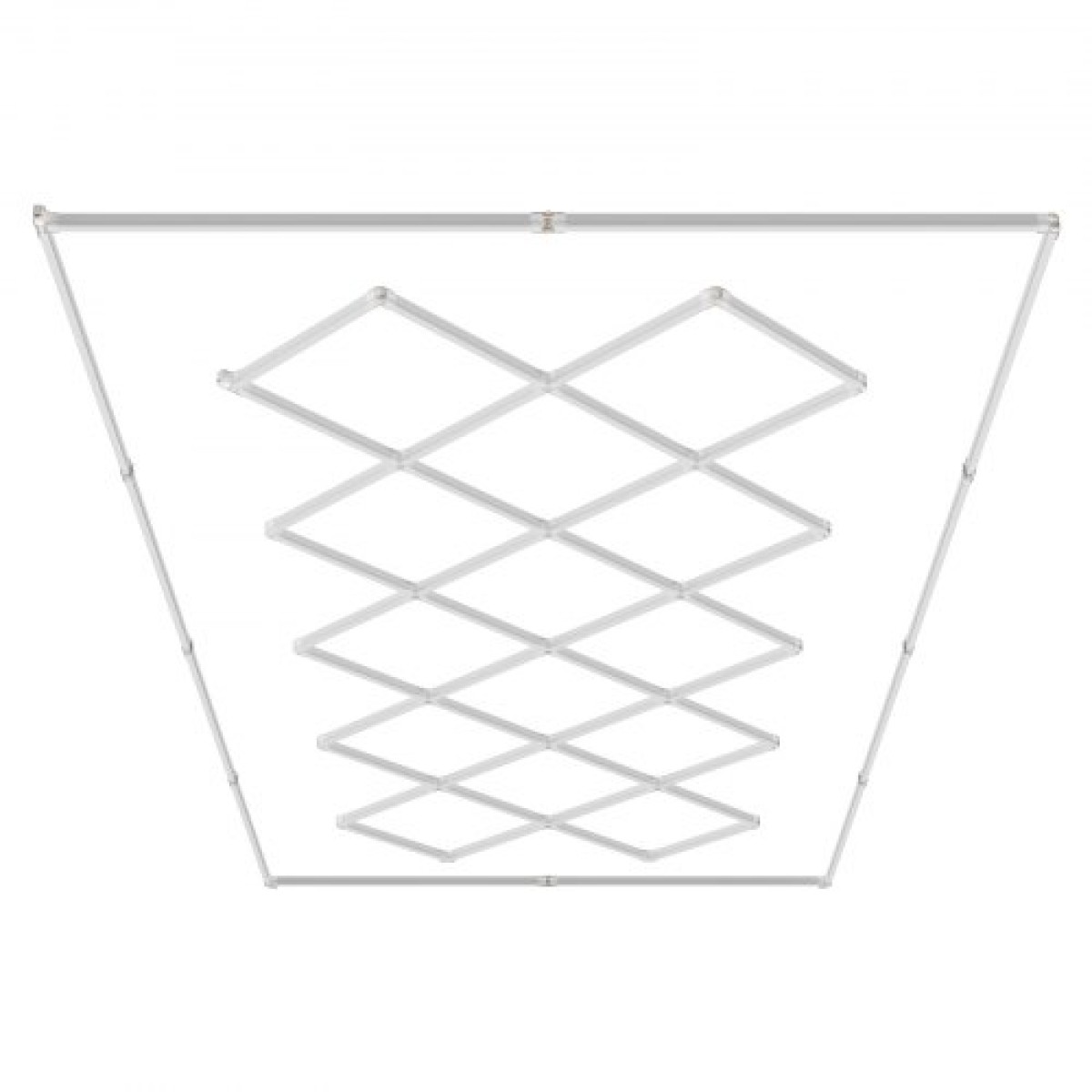 VEVOR LED φώτα γκαράζ 88000LM, 6500K 14 συστήματα πλέγματος τετράγωνα φώτα οροφής γκαράζ, DIY Cool White Detailing Car Detailing Lighting Garage Super Bright Shop Light for Underground Warehouse Auto Beauty Workshop