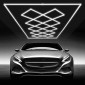 VEVOR LED φώτα γκαράζ 88000LM, 6500K 14 συστήματα πλέγματος τετράγωνα φώτα οροφής γκαράζ, DIY Cool White Detailing Car Detailing Lighting Garage Super Bright Shop Light for Underground Warehouse Auto Beauty Workshop