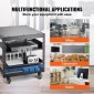 VEVOR 9U 4 Post Open Frame Server Rack Περίβλημα δικτύου 58,4-101,6 cm Ρυθμιζόμενο βάθος