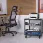 VEVOR 9U 4 Post Open Frame Server Rack Περίβλημα δικτύου 58,4-101,6 cm Ρυθμιζόμενο βάθος