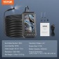 VEVOR Endoscope Camera with Lights Triple Lens Borescope 1499,6 cm Cable 12,7 cm Screen