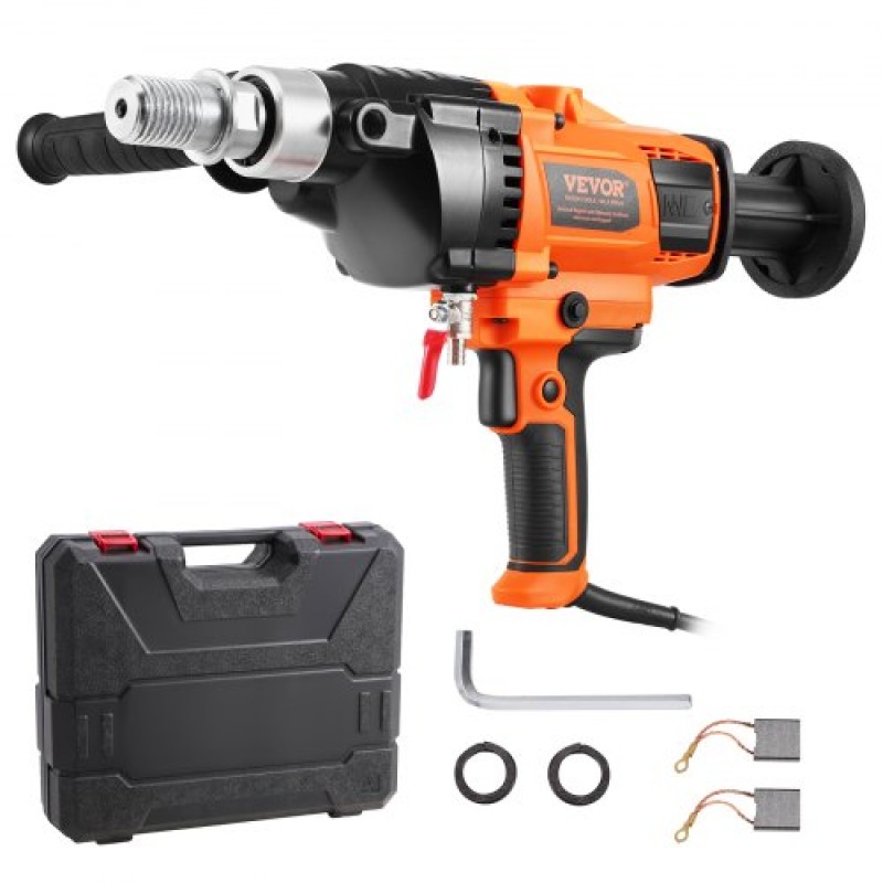 VEVOR Core Drill Machine 2,03-16 cm Dia 2000W Handheld Core Drill Rig for Mixing