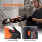 VEVOR Press Tool and Battery Kit, Press Tool, Electric Pipe Crimping Tool with V15, V22, V28 Jaws, Press Tool Kit με 2 τμχ μπαταρία 18V 4.0Ah, γρήγορο φορτιστή και θήκη μεταφοράς