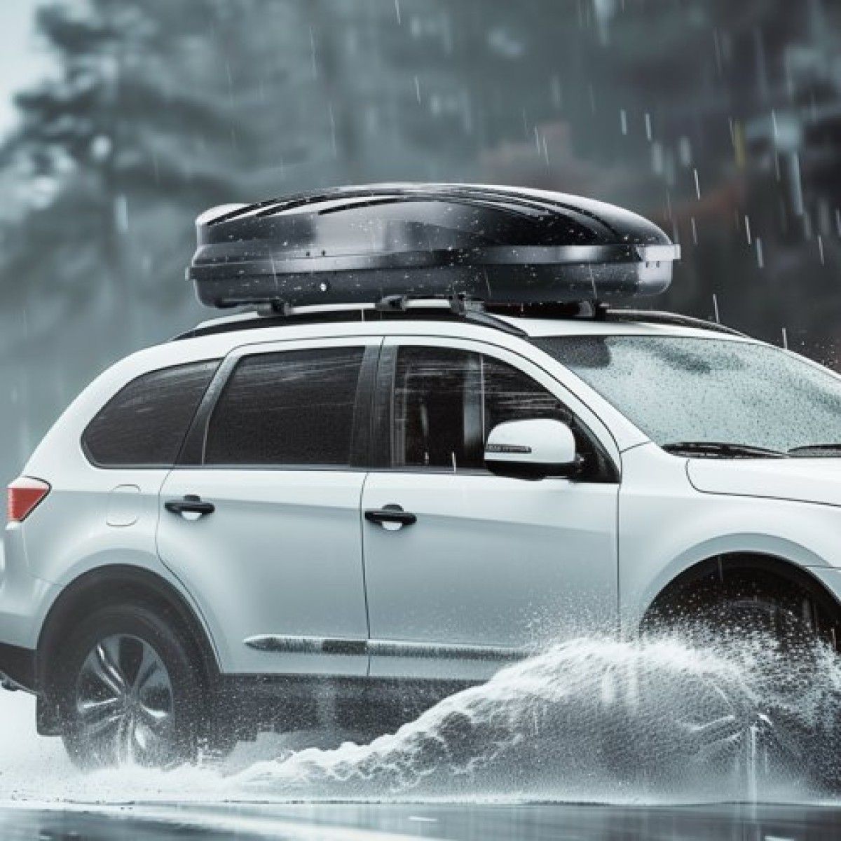 VEVOR Rooftop Cargo Carrier, 11 Cubic Feet Roof Cargo Box, ABS Hard Shell Roof Box, με άνοιγμα διπλής όψης και 2 ενισχυμένους ιμάντες, Αεροδυναμική, Κατάλληλη για τις περισσότερες Crossbar, για Αυτοκίνητο, Βαγόνι, SUV, Μαύρο