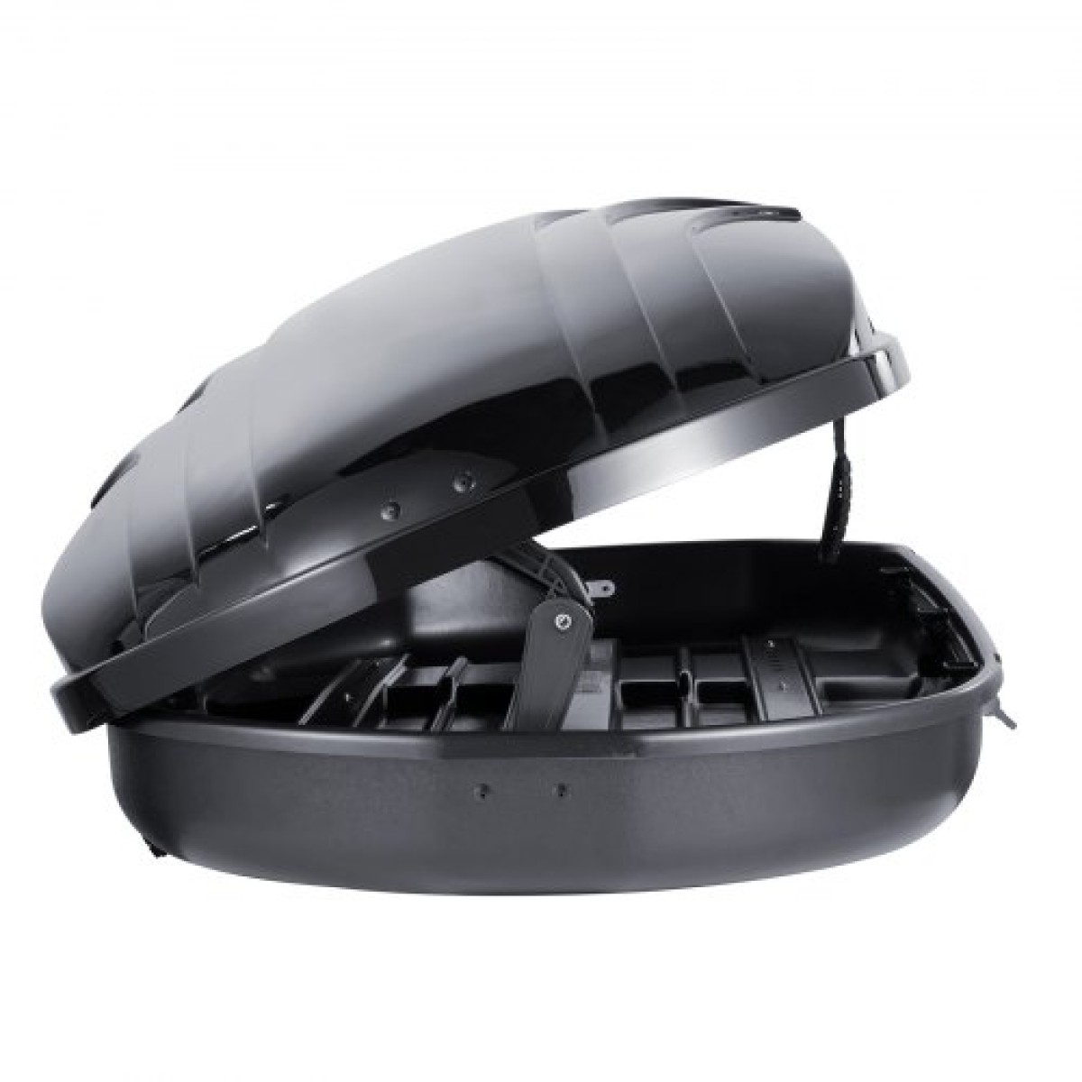 VEVOR Rooftop Cargo Carrier, 11 Cubic Feet Roof Cargo Box, ABS Hard Shell Roof Box, με άνοιγμα διπλής όψης και 2 ενισχυμένους ιμάντες, Αεροδυναμική, Κατάλληλη για τις περισσότερες Crossbar, για Αυτοκίνητο, Βαγόνι, SUV, Μαύρο