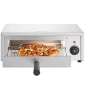Ηλεκτρικός φούρνος πίτσας VEVOR, 12 ιντσών, 1500 W, εύρος θερμοκρασίας 0-300°C, κατασκευή από ανοξείδωτο χάλυβα και δίσκος για ψίχουλα που καθαρίζεται εύκολα, κατάλληλος τόσο για επαγγελματική όσο και για οικιακή χρήση