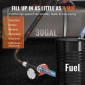 Αντλία μεταφοράς καυσίμου VEVOR, 12V DC 30L/min (8 GPM) 124W (1/6 HP), Φορητή ηλεκτρική αντλία μεταφοράς ντίζελ με ακροφύσιο αυτόματης απενεργοποίησης καυσίμου, μακρύς εύκαμπτος σωλήνας εισόδου & εξόδου για μείγματα βενζίνης, ντίζελ, κηροζίνης, μεθανό