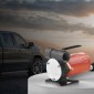Αντλία μεταφοράς καυσίμου VEVOR, 12V DC 30L/min (8 GPM) 124W (1/6 HP), Φορητή ηλεκτρική αντλία μεταφοράς ντίζελ με ακροφύσιο αυτόματης απενεργοποίησης καυσίμου, μακρύς εύκαμπτος σωλήνας εισόδου & εξόδου για μείγματα βενζίνης, ντίζελ, κηροζίνης, μεθανό
