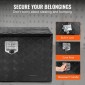 VEVOR Underbody Truck Box, 36" x 17" x 18" Pickup Storage Box, Heavy Duty Diamond Plate Tool Box με κλειδαριά και κλειδιά, Αδιάβροχο κουτί αποθήκευσης τρέιλερ με μάνταλο T-handle για φορτηγό, φορτηγό, τρέιλερ