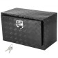 VEVOR Underbody Truck Box, 36" x 17" x 18" Pickup Storage Box, Heavy Duty Diamond Plate Tool Box με κλειδαριά και κλειδιά, Αδιάβροχο κουτί αποθήκευσης τρέιλερ με μάνταλο T-handle για φορτηγό, φορτηγό, τρέιλερ