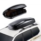 VEVOR Rooftop Cargo Carrier, 8 Cubic Feet Roof Cargo Box, ABS Hard Shell Roof Box, με άνοιγμα διπλής όψης και 2 ενισχυμένους ιμάντες, Αεροδυναμική, Κατάλληλη για τις περισσότερες Crossbar, για Αυτοκίνητο, Βαγόνι, SUV, Μαύρο