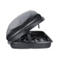 VEVOR Rooftop Cargo Carrier, 8 Cubic Feet Roof Cargo Box, ABS Hard Shell Roof Box, με άνοιγμα διπλής όψης και 2 ενισχυμένους ιμάντες, Αεροδυναμική, Κατάλληλη για τις περισσότερες Crossbar, για Αυτοκίνητο, Βαγόνι, SUV, Μαύρο