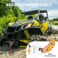 VEVOR Ηλεκτρικό βαρούλκο ATV UTV 907,2 kg Ατσάλινο καλώδιο IP 55 Αδιάβροχο ενσύρματο χειριστήριο