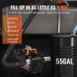 Αντλία μεταφοράς καυσίμου VEVOR, 12V DC 57L/min (15 GPM) 186W (1/4 HP), Φορητή ηλεκτρική αντλία μεταφοράς ντίζελ με ακροφύσιο καυσίμου αυτόματης απενεργοποίησης, μακρύς εύκαμπτος σωλήνας εισόδου & εξόδου για μείγματα βενζίνης, ντίζελ, κηροζίνης, μεθαν