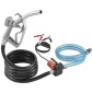 Αντλία μεταφοράς καυσίμου VEVOR, 12V DC 19L/min (5,3 GPM) 75W (1/10 HP), φορητή ηλεκτρική αντλία μεταφοράς ντίζελ με ακροφύσιο καυσίμου αυτόματης απενεργοποίησης, μακρύς σωλήνας εισόδου & εξόδου για μείγματα βενζίνης, ντίζελ, κηροζίνης, μεθανόλης
