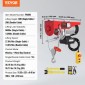Βαρούλκο γερανού VEVOR Electric Hoist 598,7 kg 9997,4 cm Ασύρματο & 426,7 cm Ενσύρματο τηλεχειριστήριο