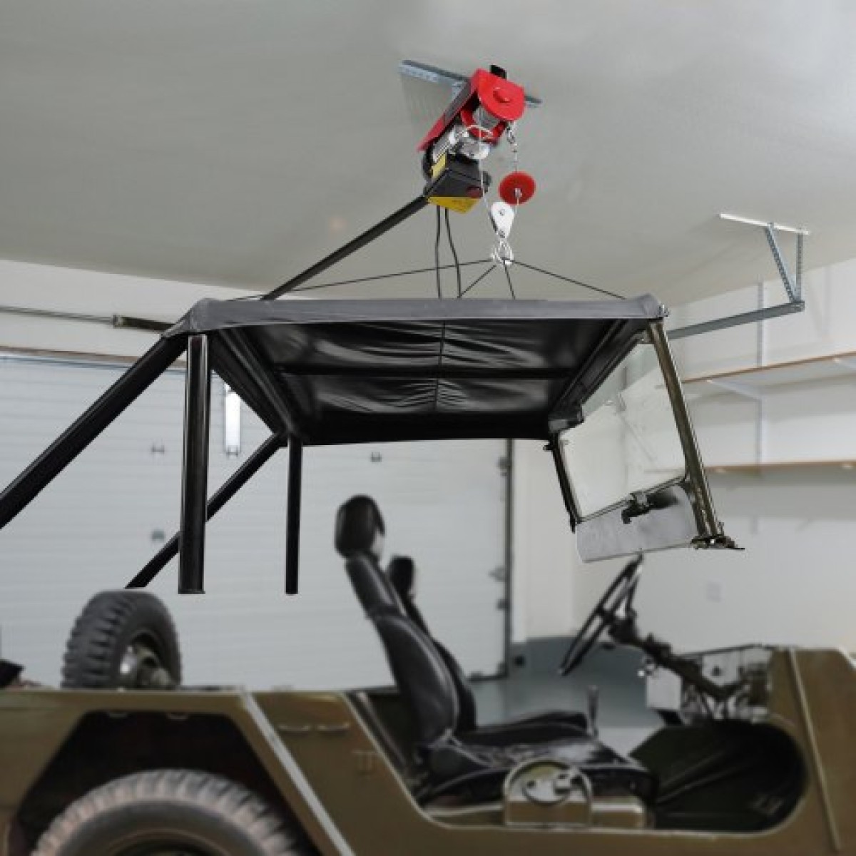 Βαρούλκο γερανού VEVOR Electric Hoist 598,7 kg 9997,4 cm Ασύρματο & 426,7 cm Ενσύρματο τηλεχειριστήριο