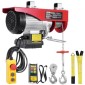 Βαρούλκο γερανού VEVOR Electric Hoist 598,7 kg 9997,4 cm Ασύρματο & 426,7 cm Ενσύρματο τηλεχειριστήριο