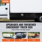 VEVOR Underbody Truck Box, 60" x 17" x 18" Pickup Storage Box, Heavy Duty Diamond Plate Tool Box με κλειδαριά και κλειδιά, αδιάβροχο κουτί αποθήκευσης τρέιλερ με μάνταλο T-handle για φορτηγό, φορτηγό, ρυμουλκούμενο