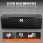 VEVOR Underbody Truck Box, 60" x 17" x 18" Pickup Storage Box, Heavy Duty Diamond Plate Tool Box με κλειδαριά και κλειδιά, αδιάβροχο κουτί αποθήκευσης τρέιλερ με μάνταλο T-handle για φορτηγό, φορτηγό, ρυμουλκούμενο