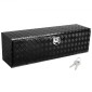 VEVOR Underbody Truck Box, 60" x 17" x 18" Pickup Storage Box, Heavy Duty Diamond Plate Tool Box με κλειδαριά και κλειδιά, αδιάβροχο κουτί αποθήκευσης τρέιλερ με μάνταλο T-handle για φορτηγό, φορτηγό, ρυμουλκούμενο