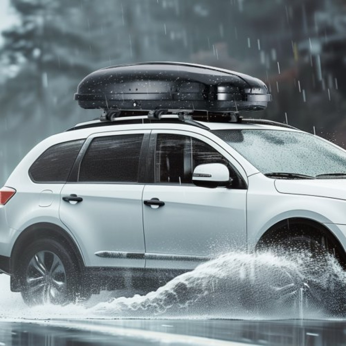 VEVOR Rooftop Cargo Carrier, 14 Cubic Feet Roof Cargo Box, ABS Hard Shell Roof Box, με άνοιγμα διπλής όψης και 2 ενισχυμένους ιμάντες, Αεροδυναμική, Κατάλληλη για τις περισσότερες Crossbar, για Αυτοκίνητο, Βαγόνι, SUV, Μαύρο