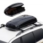 VEVOR Rooftop Cargo Carrier, 14 Cubic Feet Roof Cargo Box, ABS Hard Shell Roof Box, με άνοιγμα διπλής όψης και 2 ενισχυμένους ιμάντες, Αεροδυναμική, Κατάλληλη για τις περισσότερες Crossbar, για Αυτοκίνητο, Βαγόνι, SUV, Μαύρο