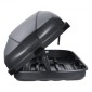 VEVOR Rooftop Cargo Carrier, 14 Cubic Feet Roof Cargo Box, ABS Hard Shell Roof Box, με άνοιγμα διπλής όψης και 2 ενισχυμένους ιμάντες, Αεροδυναμική, Κατάλληλη για τις περισσότερες Crossbar, για Αυτοκίνητο, Βαγόνι, SUV, Μαύρο