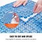 VEVOR Modular Interlocking Cushion, 55 Pack 30 x 30 cm Splicing Drinage Mats, Μαλακό PVC Πλακάκια δαπέδου αποχέτευσης, Αντιολισθητικές οπές αποστράγγισης για τουαλέτα, Μπάνιο, Κουζίνα, Πισίνα, Υγρό Χώρο, Μπλε